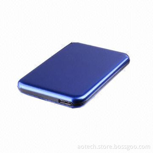 Blue 2.5-inch SATA enclosure, supports laptop SATA HDD up to 1TB
